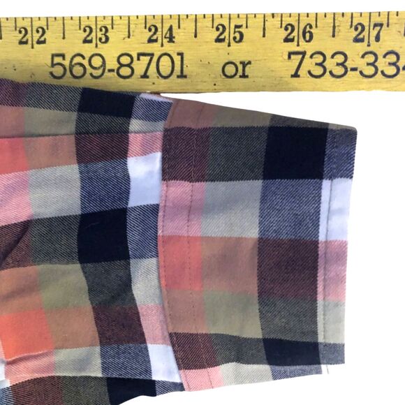 Southern Tide Plaid Cotton Shirt Mens Size Large Long Sleeve Button Down Preppy - Picture 10 of 12